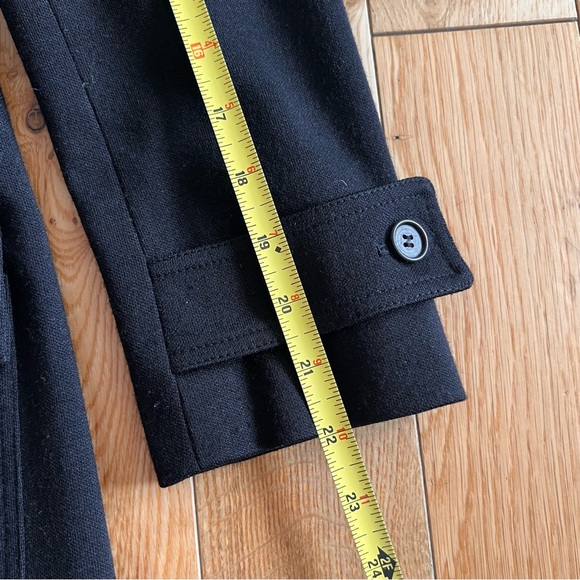Vintage Rodier Paris Womens Black Coat Size 4 READ DEFECT - Picture 3 of 10